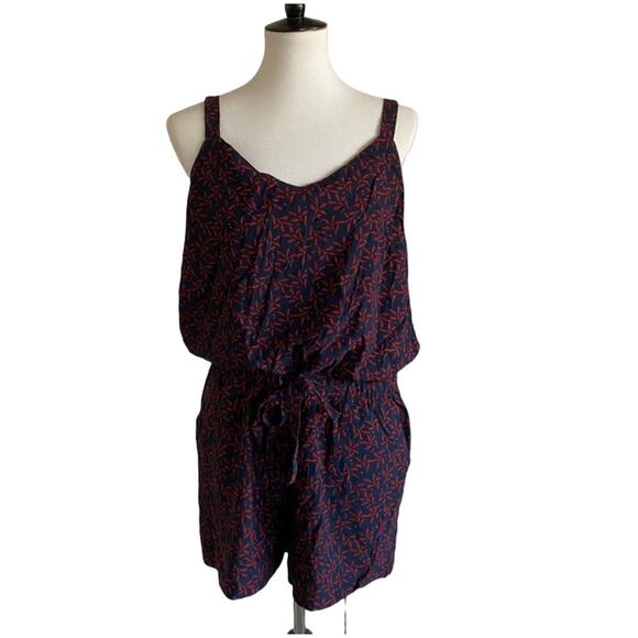 Kiabi Navy Blue & Red Romper Size 10 NEW - Picture 1 of 2